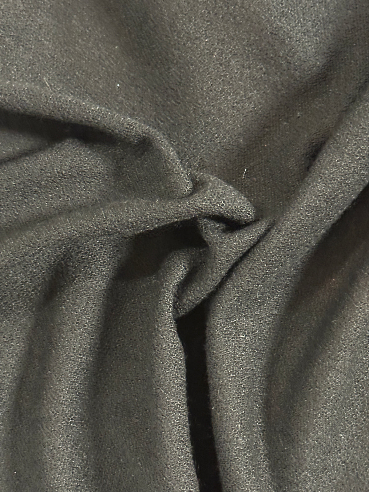 Crêpe tricotée noire - Volcan 