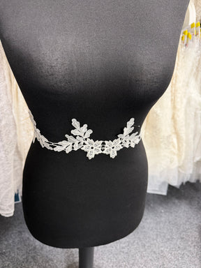 Galon en dentelle Guipure ivoire - T552