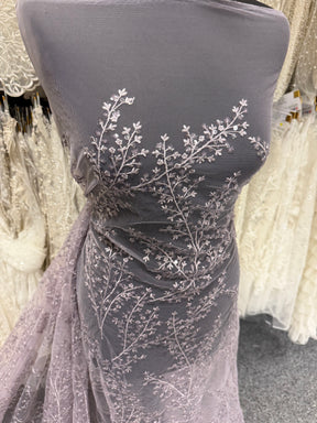 Dentelle à paillettes violettes - EB3065