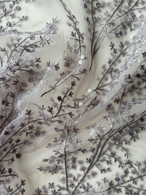 Dentelle à paillettes violettes - EB3065