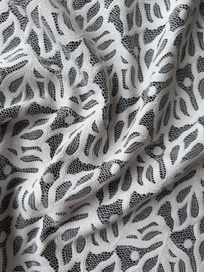 Dentelle raschel stretch ivoire - Tankara