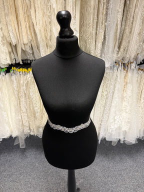 Bordure blanc/argent - T297