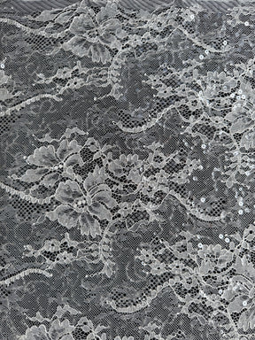 Dentelle à sequins ivoire - LB6003