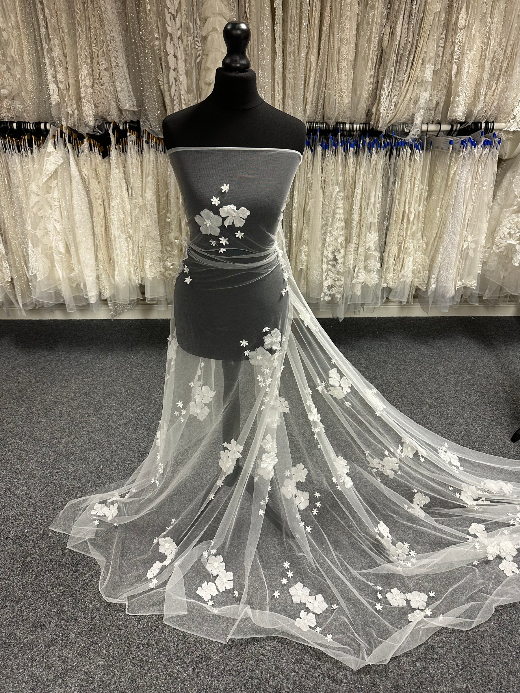 Ivory 3D Flower Lace - Yoga