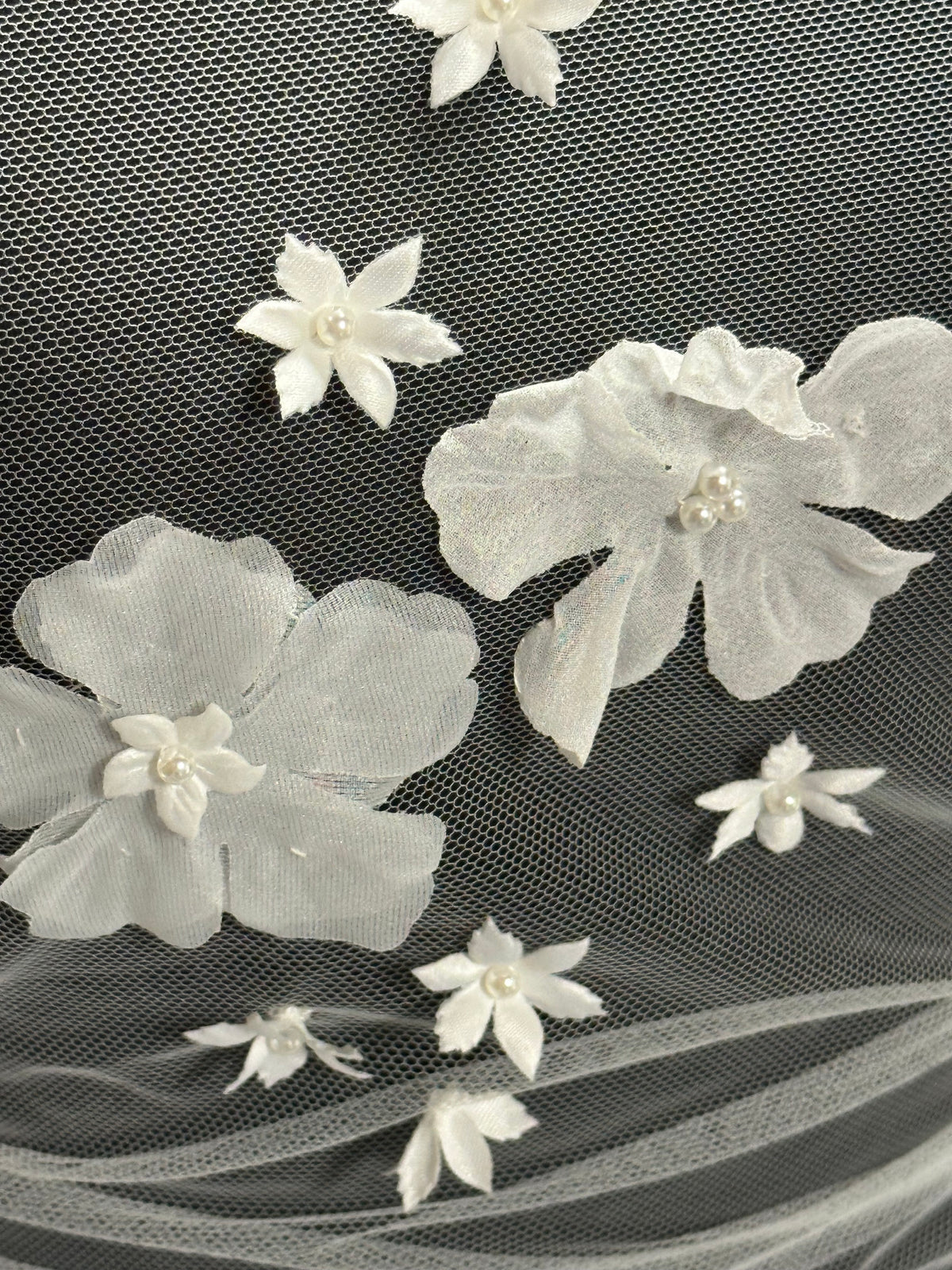 Ivory 3D Flower Lace - Yoga