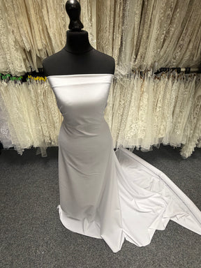 Crêpe Stretch Polyester Blanc - Compassion