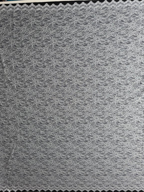 Dentelle Raschel Ivoire Pâle - P412