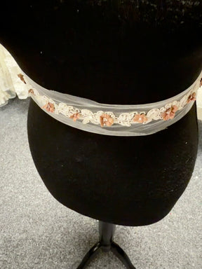 Bordure en perles cacao - T51