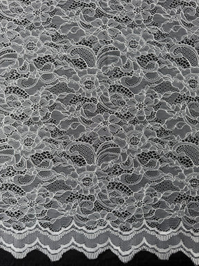 Dentelle Raschel Ivoire Pâle - P412