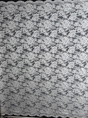 Dentelle Raschel ivoire - P212