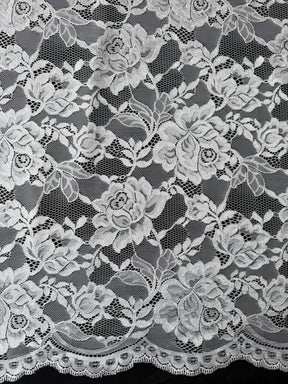 Dentelle Raschel ivoire - P212