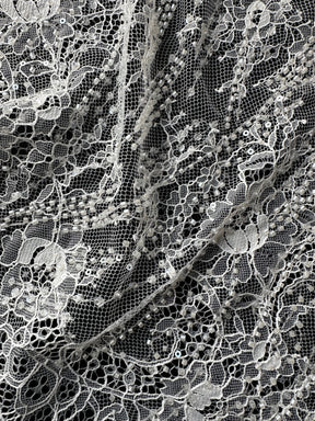 Dentelle ivoire à cordons et sequins - Cappie