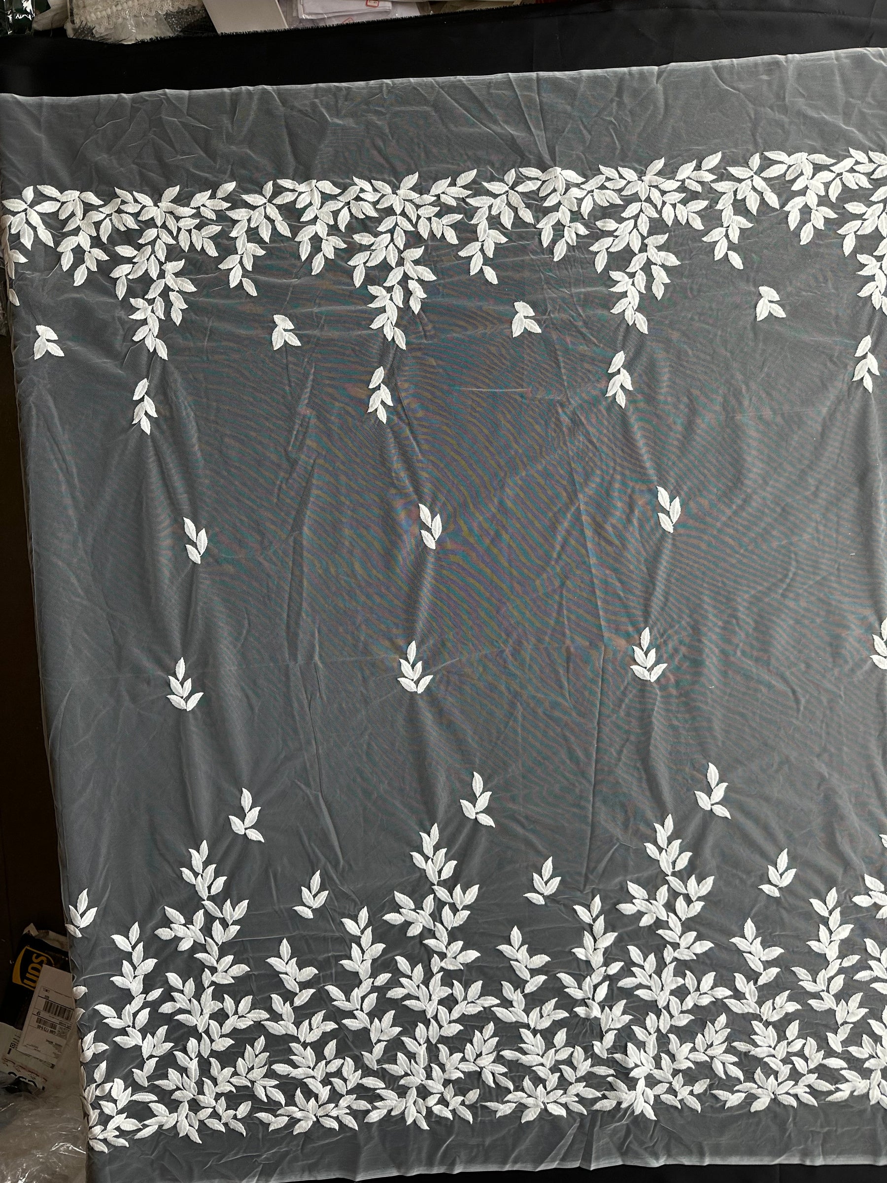 Ivory Embroidered Lace - Ferris