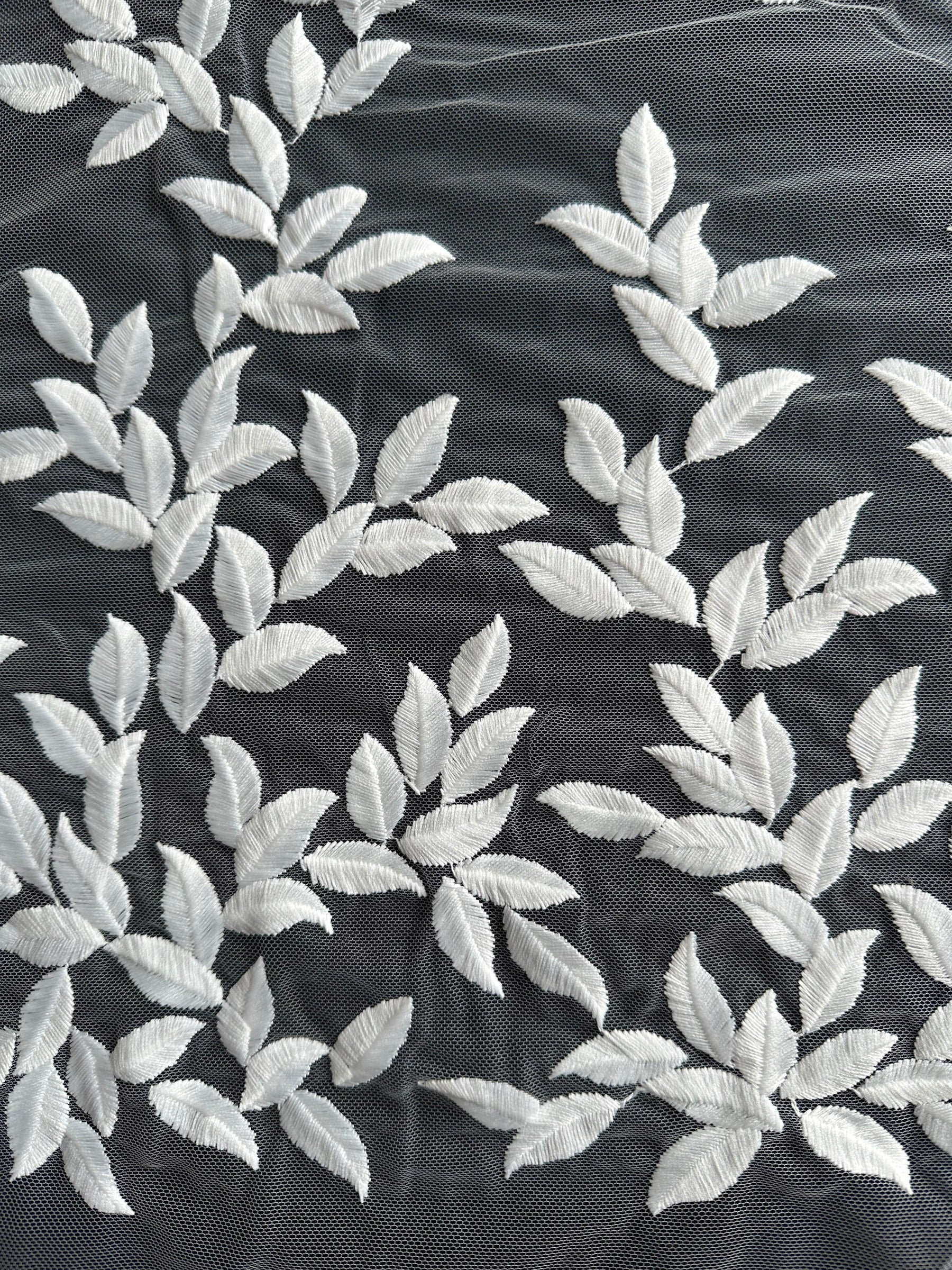 Ivory Embroidered Lace - Ferris