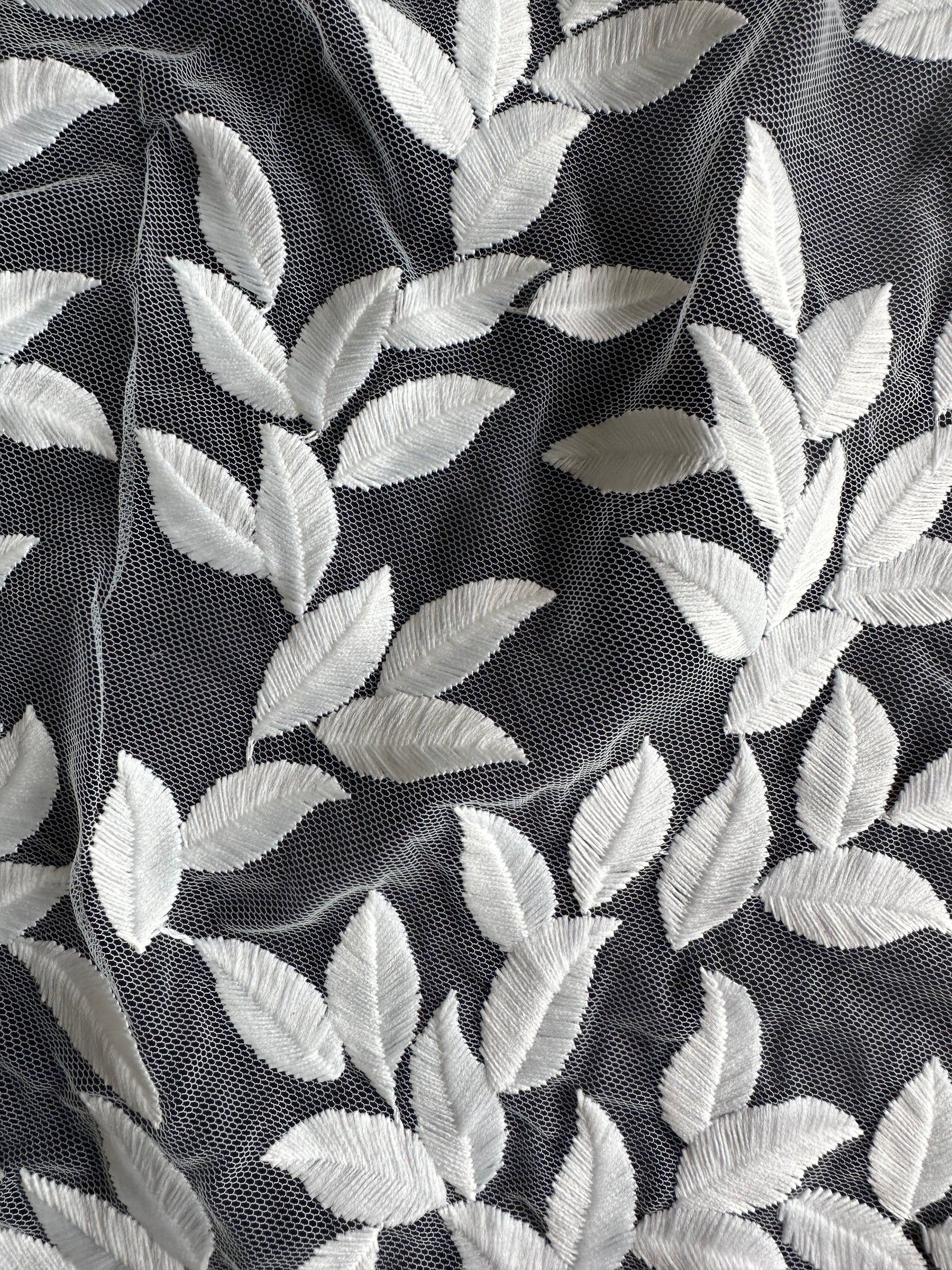 Ivory Embroidered Lace - Ferris