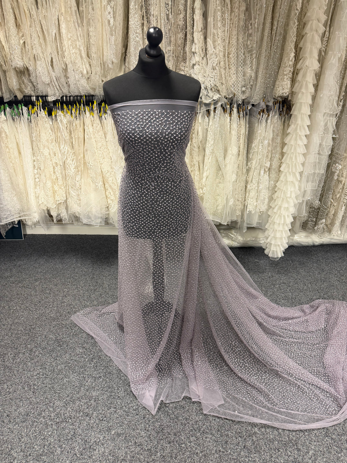 Dentelle brodée de sequins Mulberry - EB3029