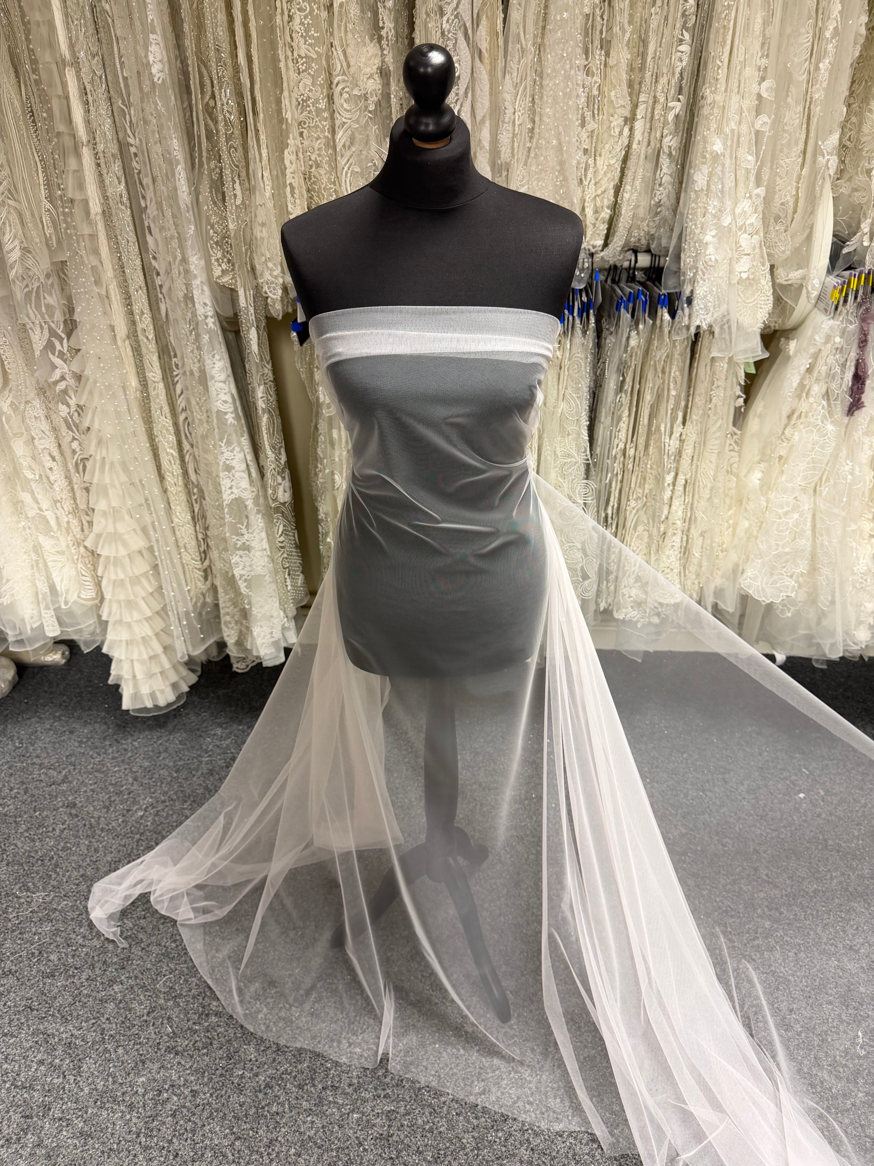 Tulle rose poudré nude - Carnaval
