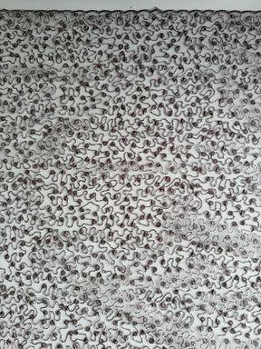 Tulle à sequins brodé taupe – EB3001