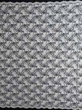 Dentelle Raschel Perlé Ivoire Foncé - P395