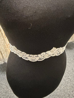 Bordure ivoire/argent - T297