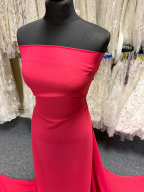 Cerise Pink Polyester Chiffon - Balance