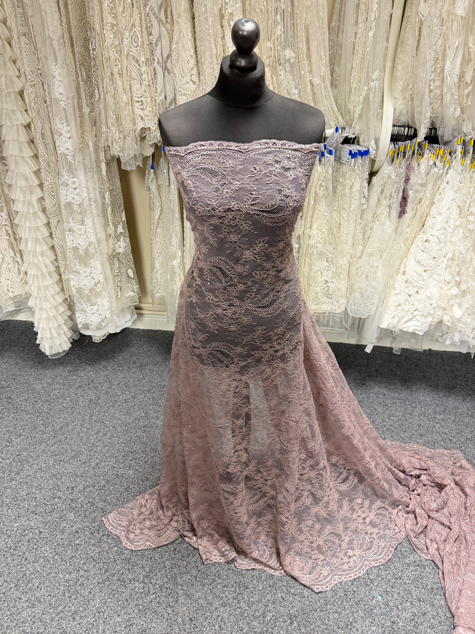 Mink Corded Lace - P902