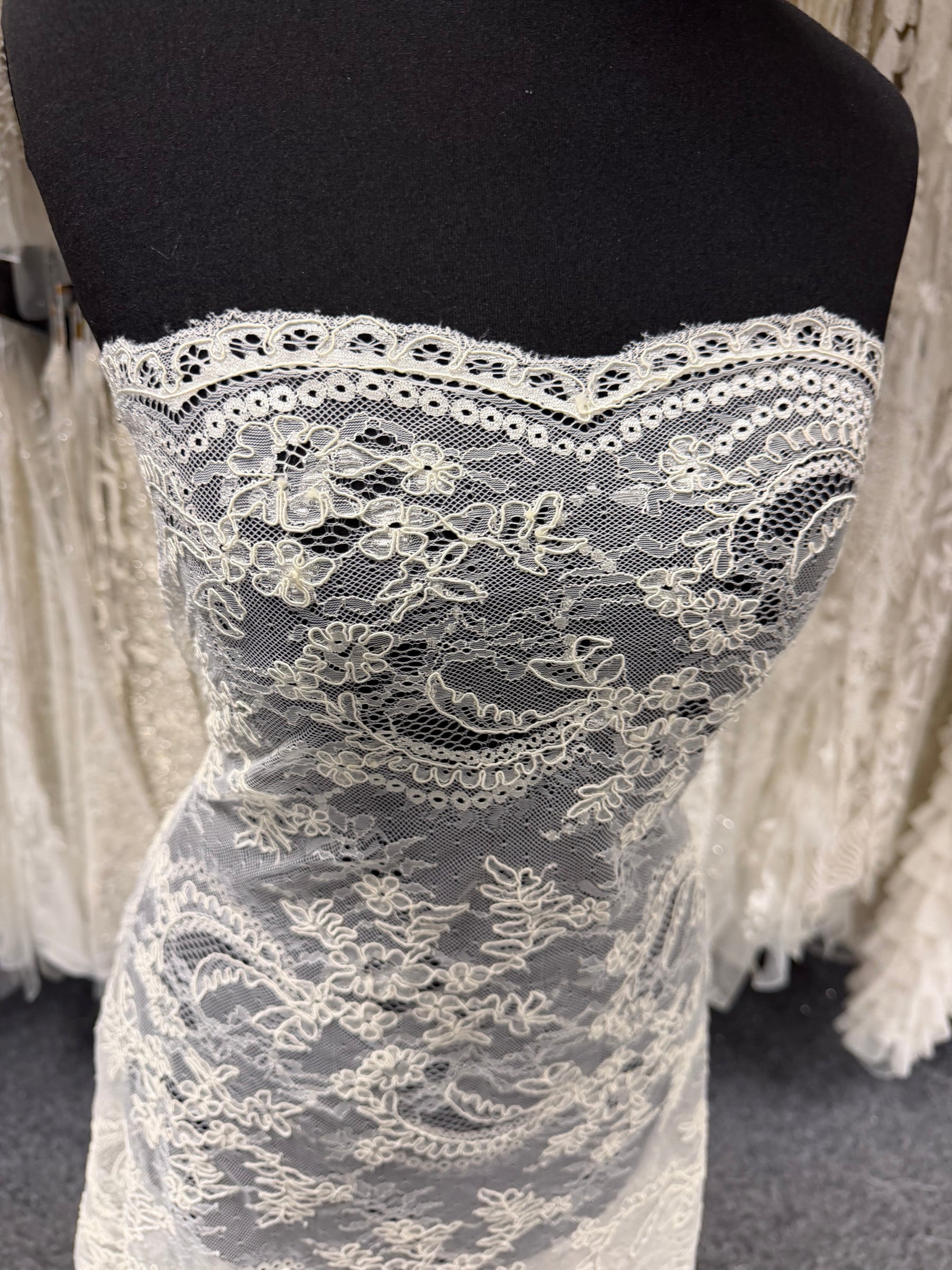 Ivory Corded Lace - P902