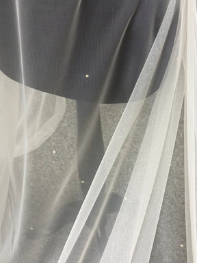 Tulle ivoire orné de strass - Crystal Victoria