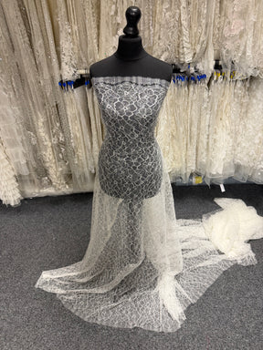 Dentelle Chantilly Cordonnée Ivoire - P727