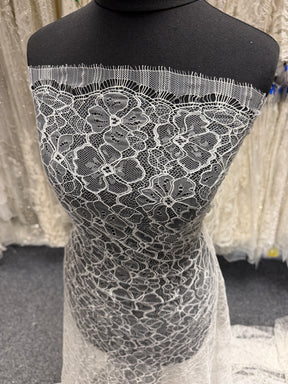 Dentelle Chantilly Cordonnée Ivoire - P727