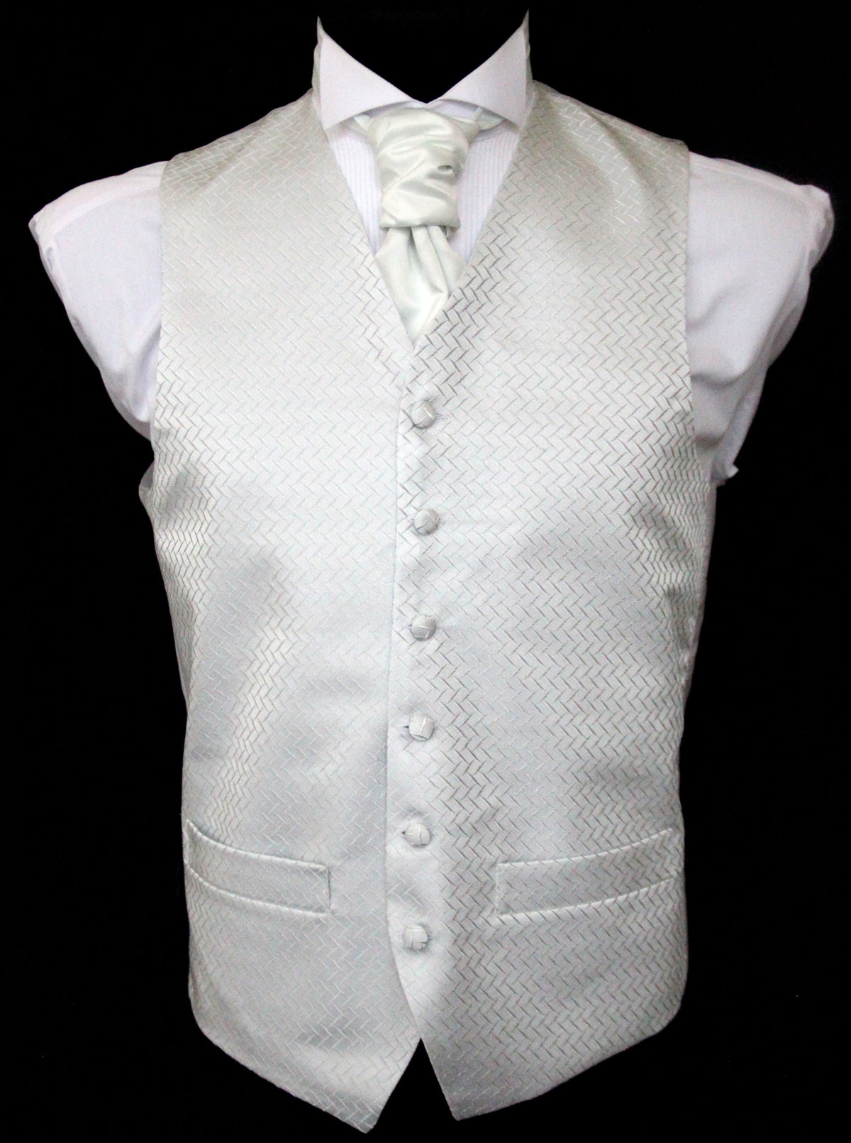 Tissu pour gilet blanc - Genève