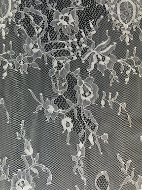 Dentelle Florale Légère Ivoire - Iona