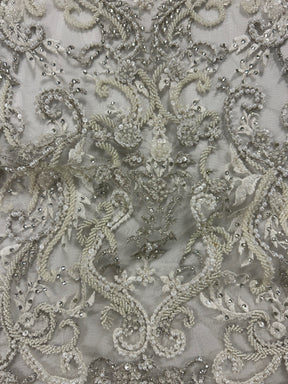 Dentelle Perlée Ivoire - Faith