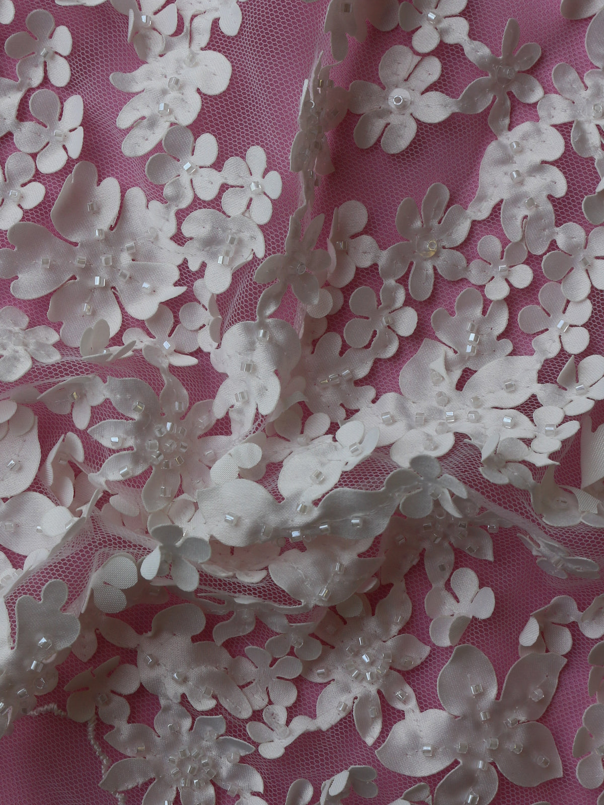 Dentelle Fleurie 3D Ivoire - Viggo