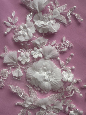 Appliques de dentelle de mariée ivoire - Helianthus
