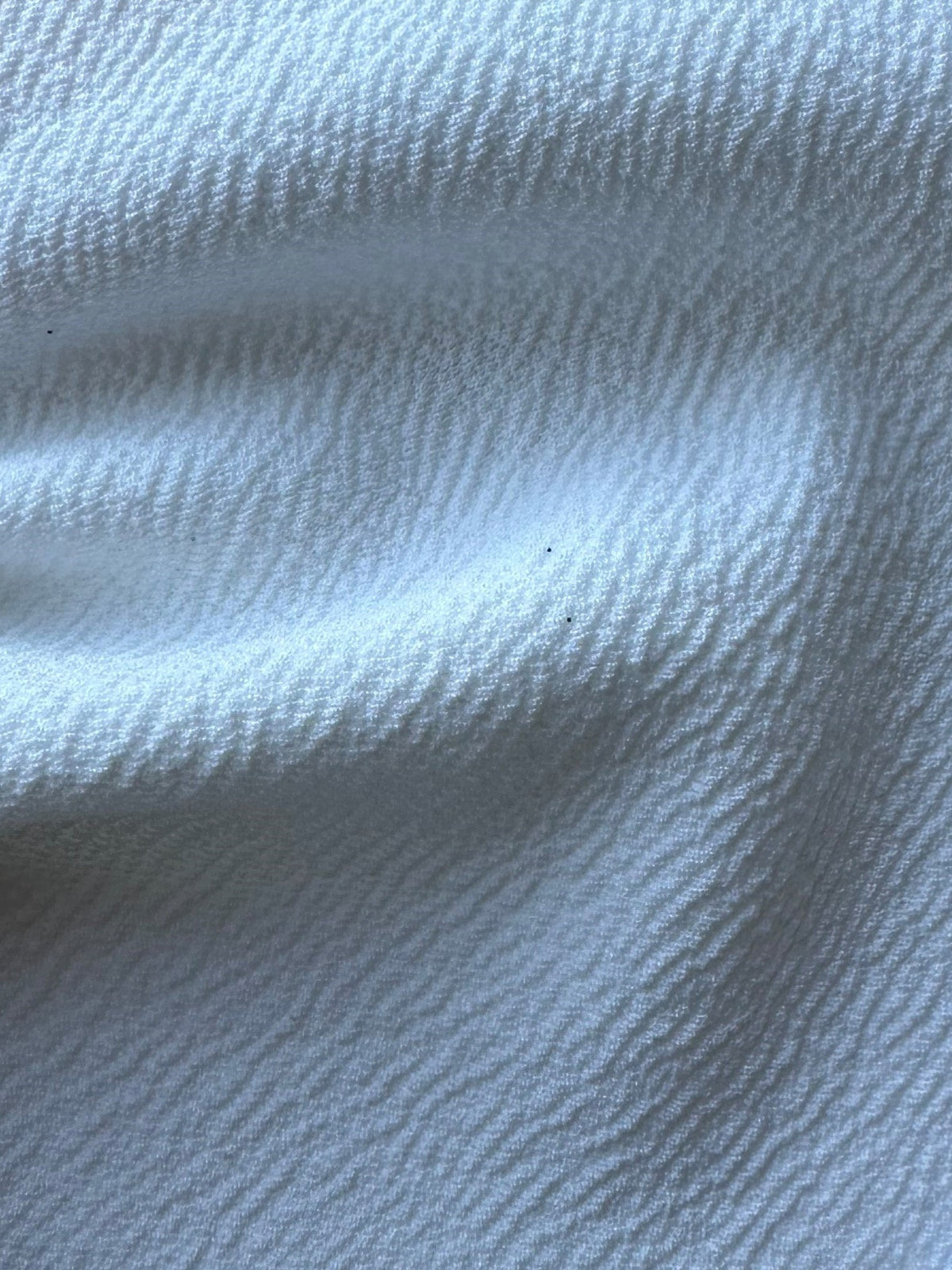 Ivory Stretch Polyester Heavy Crepe - Spain
