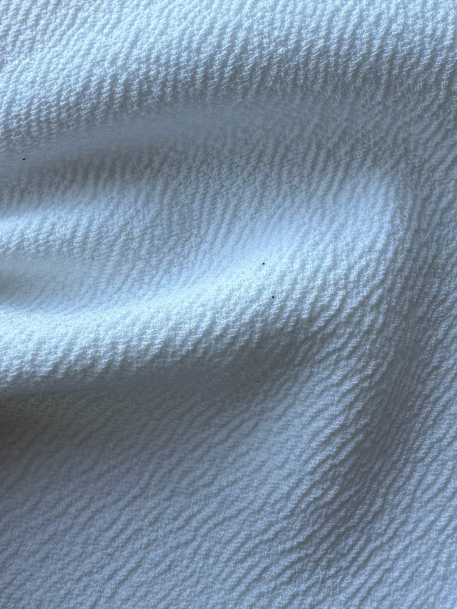Ivory Stretch Polyester Heavy Crepe - Spain