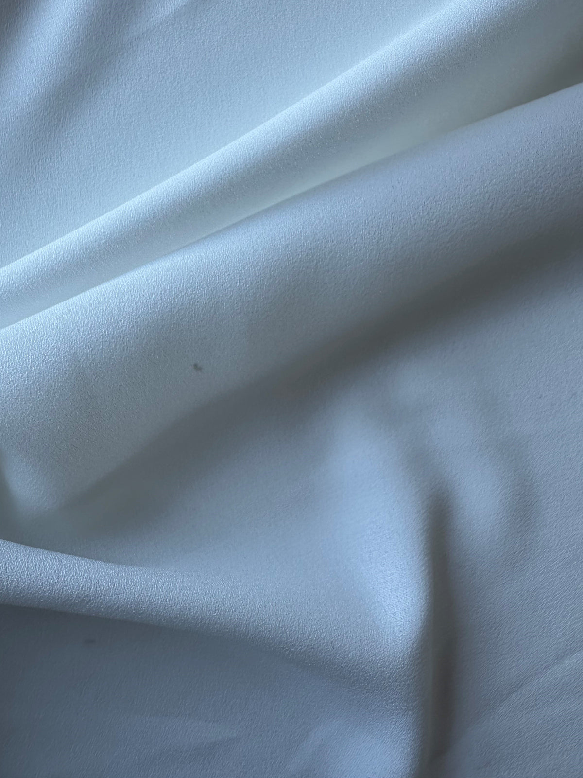 Ivory Polyester Georgette - Immobile