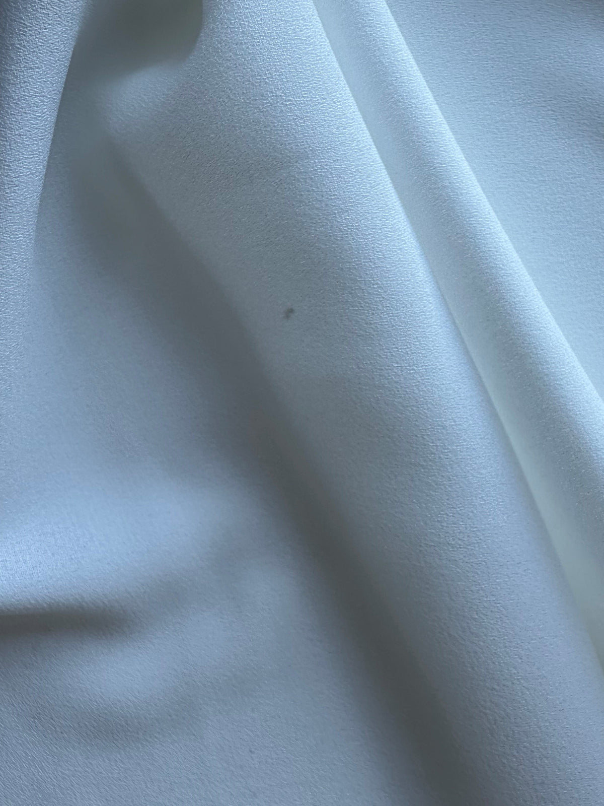 Ivory Polyester Georgette - Immobile