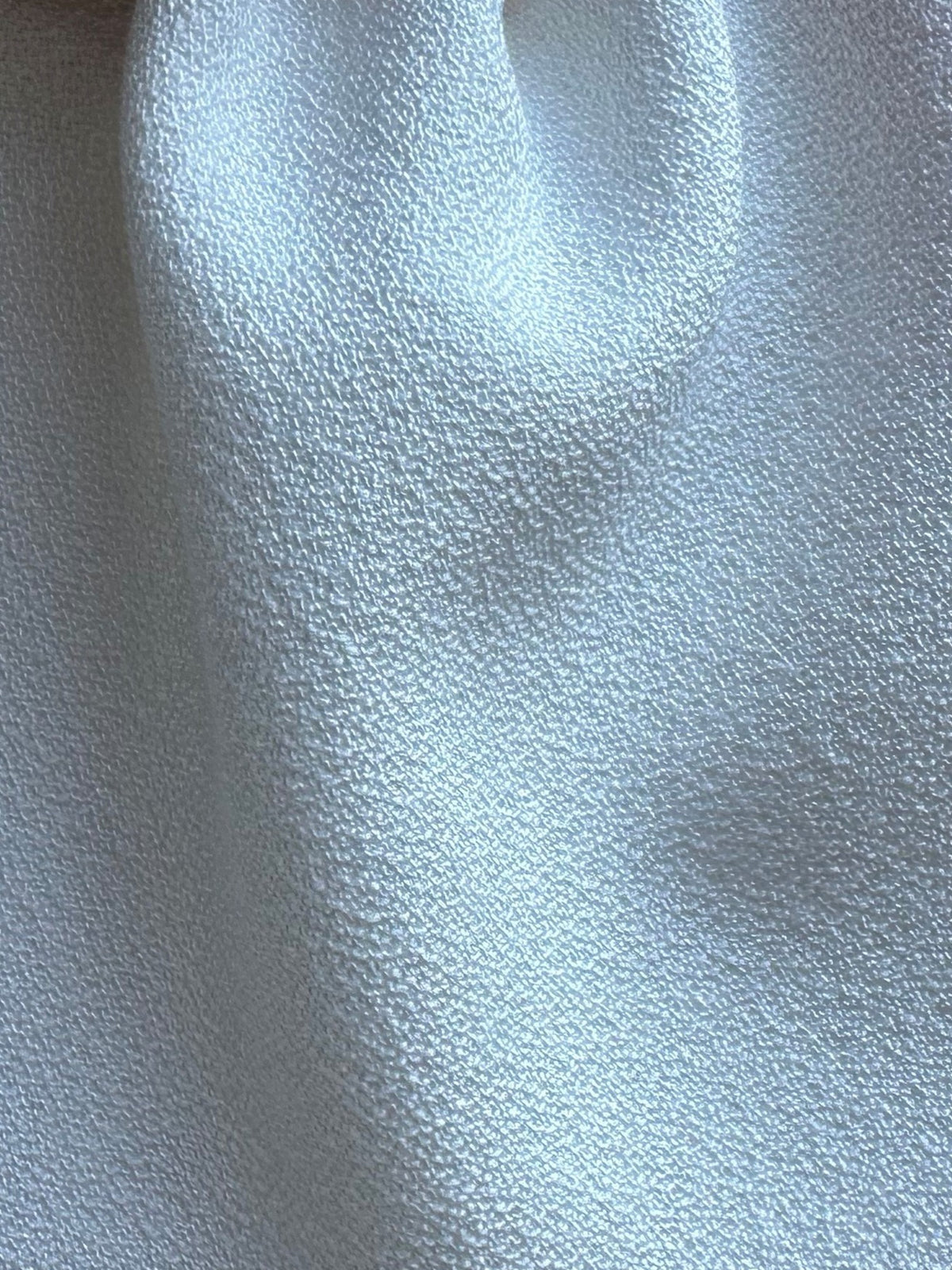 Ivory Viscose Blend Stretch Crepe - Rainmaker