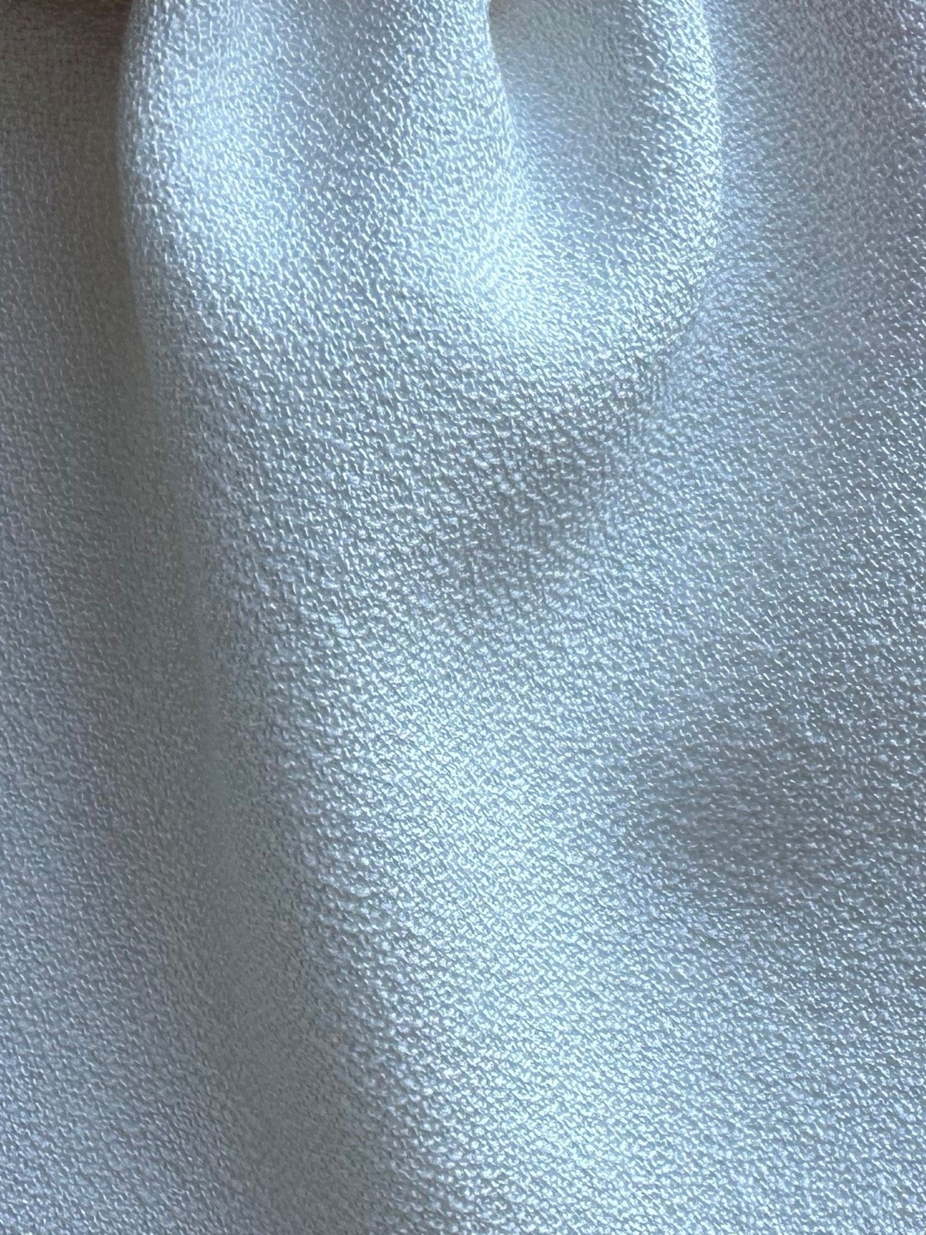 Ivory Viscose Blend Stretch Crepe - Rainmaker