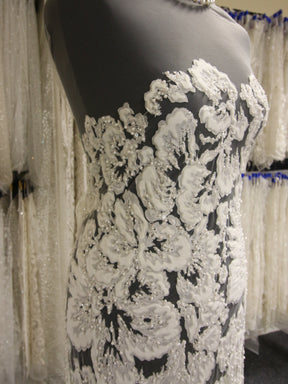 Dentelle Ornée Ivoire - Allie