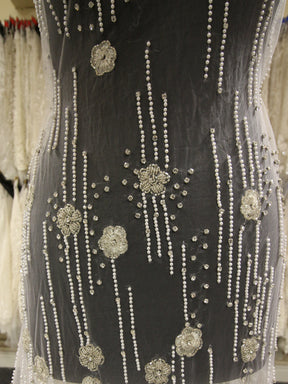 Dentelle Perlée Ivoire - Alma