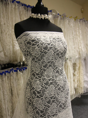 Dentelle Raschel Ivoire - Ezra
