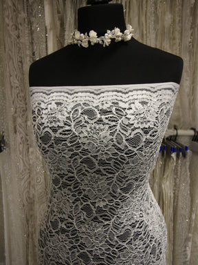 Dentelle Raschel Ivoire - Ezra