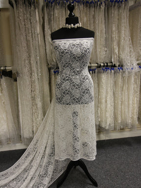 Dentelle Raschel Ivoire - Ezra