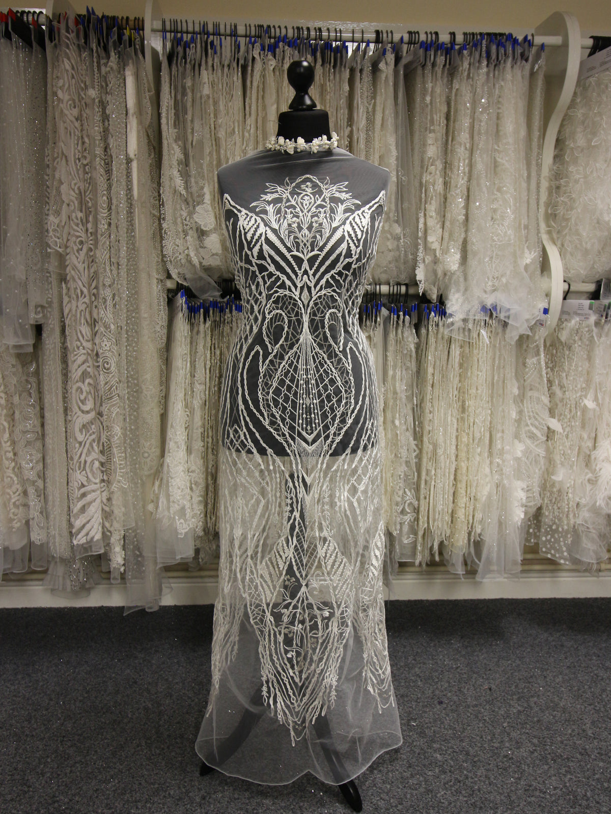 Dentelle Brodée Ivoire - Hortense