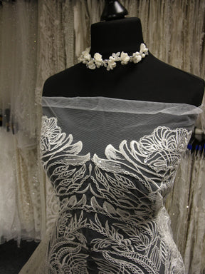 Dentelle Ivoire brodée - Kyna