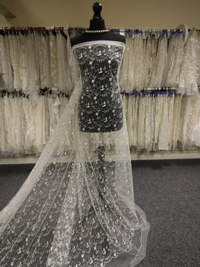 Dentelle Brodée Ivoire - Lake