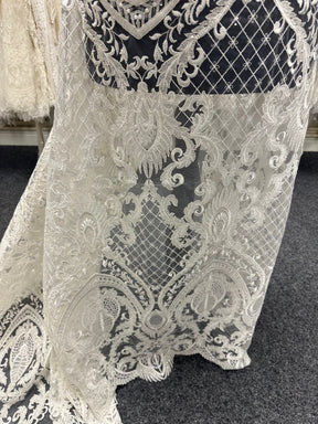 Dentelle Paillettes Ivoire - Pleasance
